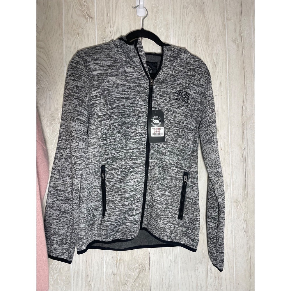 California City Wear Jacket Girls large Black And White 100% Polyester